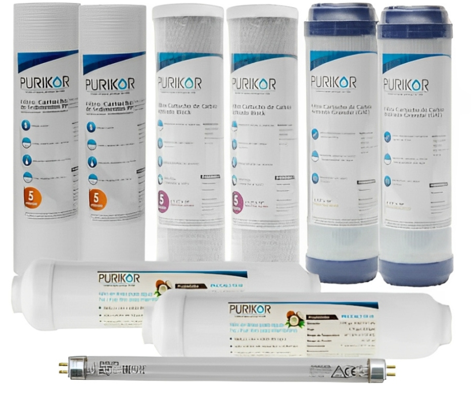 Sistema de purificación de agua de osmosis inversa de 6 etapas