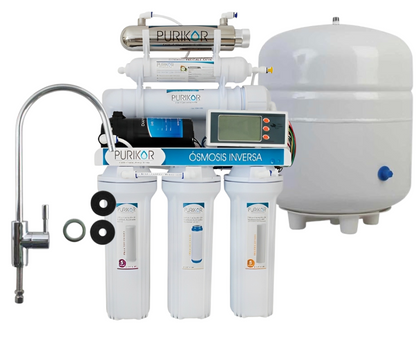 Sistema de purificación de agua de osmosis inversa de 6 etapas