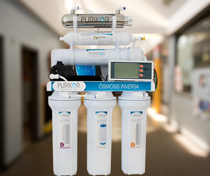 Sistema de purificación de agua de osmosis inversa de 6 etapas